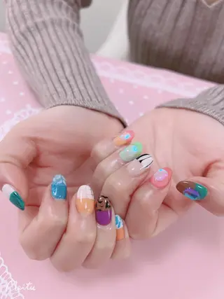 ネイル はぴねす所属・横浜 美夢のネイルデザイン