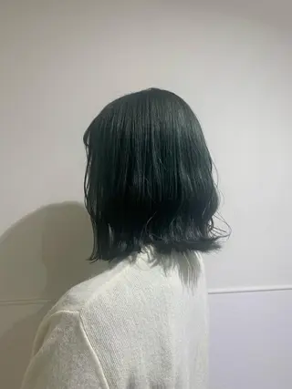 ミディアム lena🎀 透明感カラー/韓国風のヘアスタイル