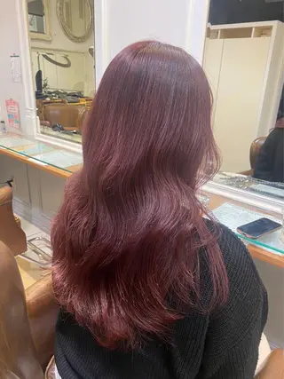 セミロング 韓国ヘアー🇰🇷 MIWAのヘアスタイル