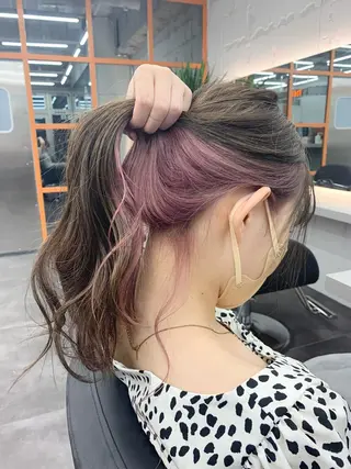 セミロング カラー 店長担当🌟 矢吹ガブリエル🌟のヘアスタイル