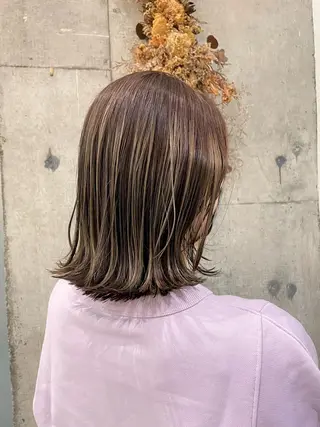 ショート カラー 耳つぼ/クロスパーマ /イシグロのヘアスタイル