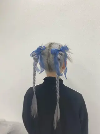 ロング ヘアアレンジ リト /渋谷/ハイトーンのヘアスタイル