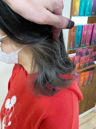 カラー SALOWIN栄 高須大貴のヘアスタイル