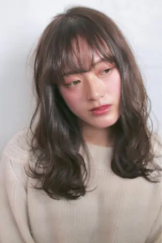 セミロング カラー 佐藤 和弥のヘアスタイル