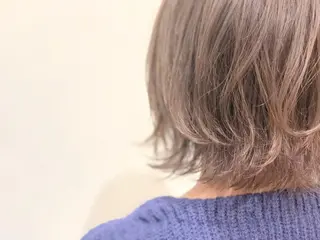 ミディアム カラー ヘアアレンジ いしだ みさきのヘアスタイル