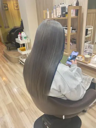 ロング カラー 🌈派手髪ハイトーン 🌈鈴木亮太🌈のヘアスタイル