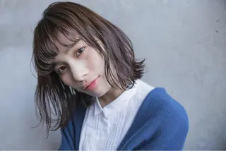 ショート ミディアム カラー 坂本 裕介/パーマのヘアスタイル