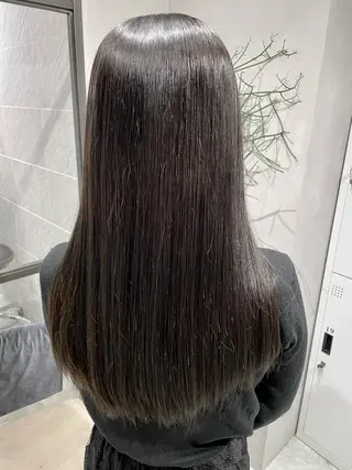 ロング カラー パーマ 透明感カラー✨艶髪 制作🌱山根あゆみのヘアスタイル