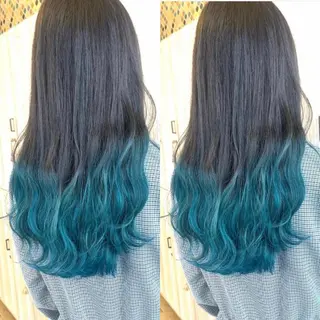 ロング カラー あさだ しゅうたろうのヘアスタイル