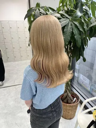 カラー 赤み消し透明感🩶 銀座Ryota🩶のヘアスタイル