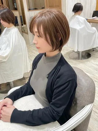 ショート 小野 明日香のヘアスタイル