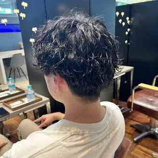 パーマ メンズ 波巻き/ツイスパ/ メンズ特化🐺米山歩のヘアスタイル