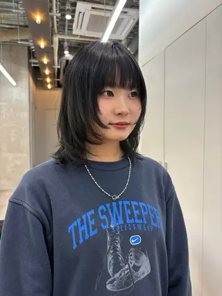 ミディアム ALLY所属・🫧透明感カラー🫧 AYANAのヘアスタイル