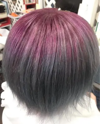 ショート カラー 岩谷/ブリーチ 🪽透明感カラーのヘアスタイル