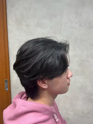 パーマ メンズ 毛流れ/シャドウ 🇰🇷AYATOのヘアスタイル