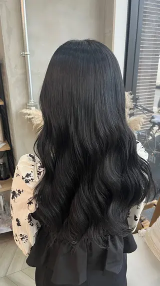 カラー 田中 萌のヘアスタイル