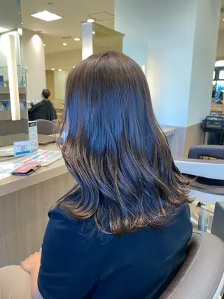 セミロング カラー 透明感カラー/ 松井克樹のヘアスタイル