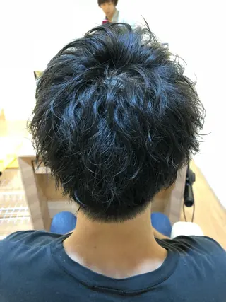 ショート パーマ メンズ メンズカット 三村洸斗のヘアスタイル