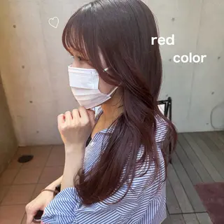 ミディアム カラー 大橋 芽衣のヘアスタイル