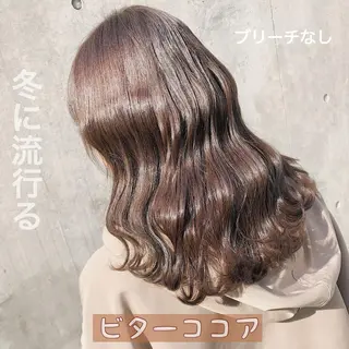 ロング カラー ヘアアレンジ メンズ キッズ 💟Chloe原宿店 🩶ハイトーンのヘアスタイル