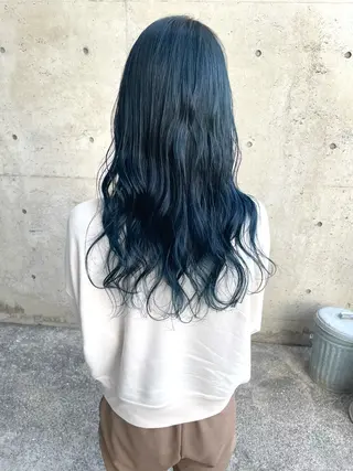 ロング カラー 日高 香織のヘアスタイル