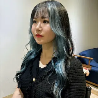 ロング カラー ブリーチなしベージュ カラー✨Takeのヘアスタイル