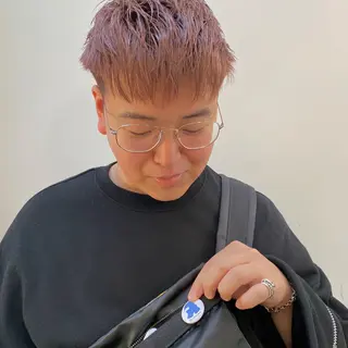 ショート カラー メンズ 【ダメージレス施術】 【透明感】北村 拓也のヘアスタイル