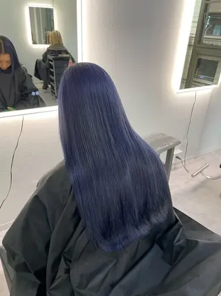 ロング カラー Cielro/ダブル カラー/西田咲希のヘアスタイル