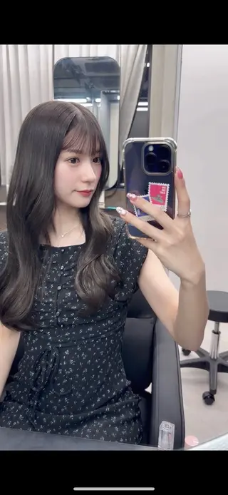 ミディアム 韓国/ワンホンヘア 髪質改善/MaCoのヘアスタイル