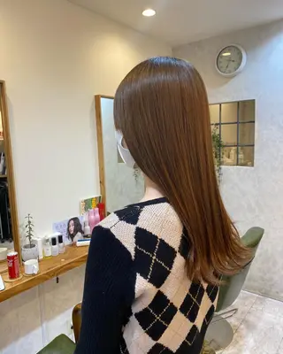 ロング パーマ エイトウメダ 店長　稲尾友則のヘアスタイル