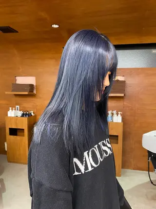 ロング カラー YUUKI/ウルフ .ボブパーマのヘアスタイル