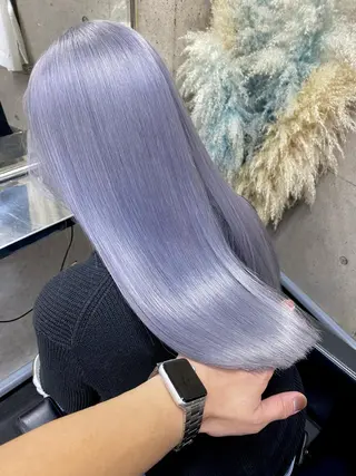 ロング カラー ⭕️ダメージレス特化 髪質改善🥇丸山憲人のヘアスタイル