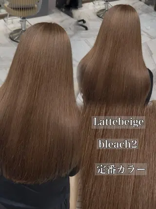 ロング カラー 透明感カラー×ケア ブリーチTakeruのヘアスタイル