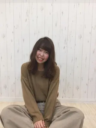 セミロング カラー KAIzen. tomoのヘアスタイル