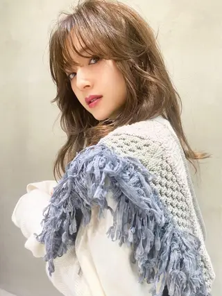 セミロング カラー 🫧褒められ艶髪🫧 Minamiのヘアスタイル