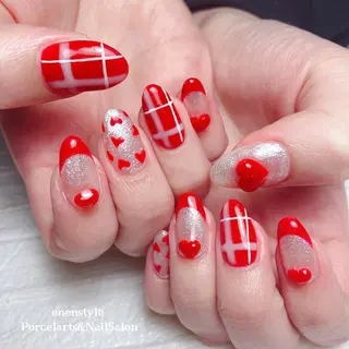 ミディアム ネイル 👑enen style👑のネイルデザイン