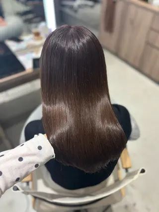 ミディアム カラー 🎼レイヤー/透明感 カラー/nene♬のヘアスタイル