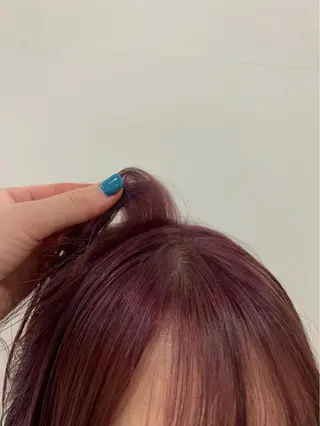 セミロング カラー ブリーチなしWカラー ／レイヤー🎀マリノのヘアスタイル