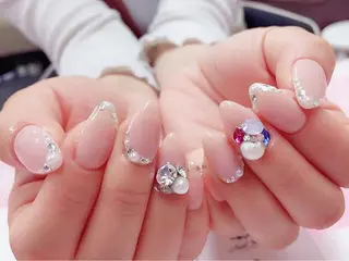 セミロング ネイルJaol 池袋のネイルデザイン