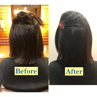 ミディアム カラー パーマ ヘアアレンジ メンズ キッズ ネイル マツエク・マツパ 高山🐬髪質改善 池袋で縮毛矯正のヘアスタイル