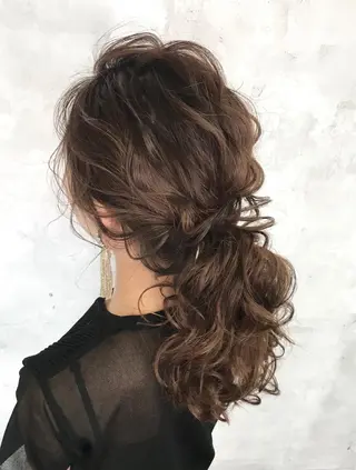 ロング ヘアアレンジ 大橋 タツヤのヘアスタイル