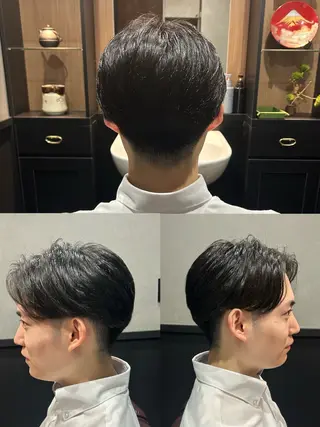 ミディアム メンズ ありが みさのヘアスタイル