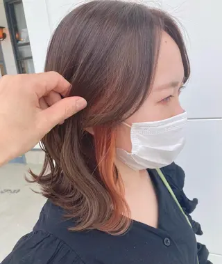 ミディアム タカツド ユウキのヘアスタイル