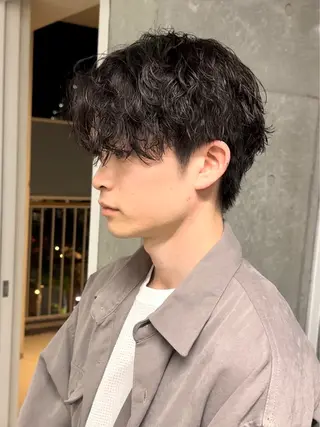 ショート パーマ メンズ メンズ似合わせ🪞 kotoriのヘアスタイル