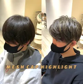 ショート カラー メンズ 【髪質改善/透明感】 上野 聖斗のヘアスタイル