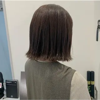 カラー MARU パーマ/レイヤーのヘアスタイル