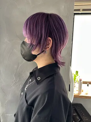 ショート ウルフ レイヤー パーマ🪐MANAのヘアスタイル