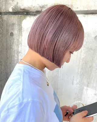 ショート カラー RAIMA ケアハイトーンのヘアスタイル