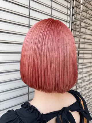 ショート カラー NINE+/代表 ブリーチ特化型サロンのヘアスタイル