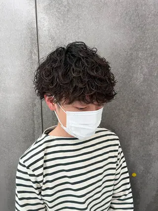 ショート パーマ メンズ 瀧野 翔吾【メンズ特化】のヘアスタイル